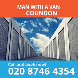 DL14 man with a van Coundon