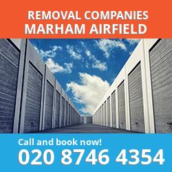 PE33 removal company  Marham Airfield