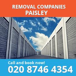 PA1 removal company  Paisley
