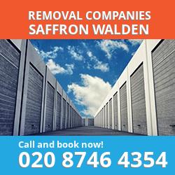 CB11 removal company  Saffron Walden