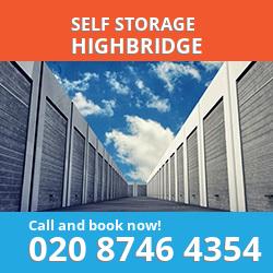 TA9 self storage in Highbridge